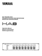 Yamaha HA8 Operation Manual