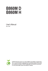 Gigabyte B860M D User Manual