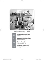 gourmetmaxx 05611 Operating Instructions Manual