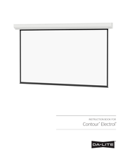 Da-Lite Contour Electrol 37579LR Instruction Book