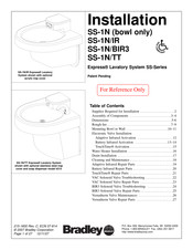 Bradley Express SS Series Installation Manual