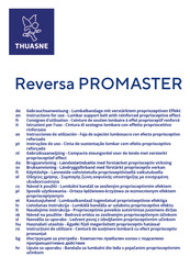 Thuasne Reversa PROMASTER Instructions For Use Manual
