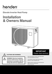 Henden Elevate 11kW Installation & Owner's Manual