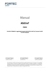 Fortec Star ASUS IoT PE800G Manual