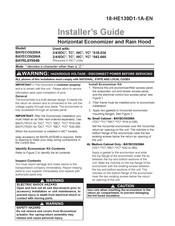 Trane Technologies BAYECON206A Installer's Manual