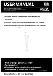 Better Bathrooms Savannah SAVCHFSBSM User Manual