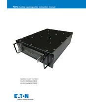 Eaton XLHVS1020944C0B00 Instruction Manual
