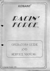Konami Racin' Force Operator's Manual