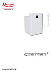 Regulus RegulusHBOX K 106 CTC 3/3 Installation And Operation Manual