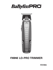 BaBylissPro FXONE LO-PRO Manual
