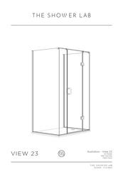 THE SHOWER LAB PORTRAIT 23 PR23S10090 Manual