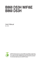 Gigabyte B860 DS3H WIFI6E User Manual