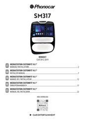Phonocar SM317 Installer Manual