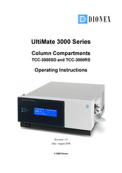 Dionex UltiMate TCC-3000SD Operating Instructions Manual