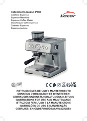 Lacor PRO Instructions For Use And Maintenance Manual