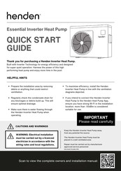 Henden Essential 17kW Quick Start Manual