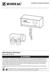 Zodiac LM4-35 Installation And Operation Manual