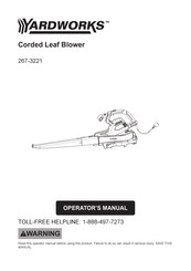Yardworks EGTACBL001 Operator's Manual