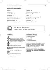Gourmetmaxx ZHAF-261M1 Manual