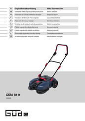 Gude 58639 Translation Of The Original Operating Instructions