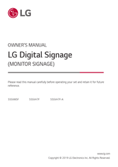 LG 55SVH7F-A.AWC Owner's Manual
