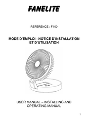 Fanelite F100 User Manual