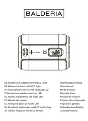 BALDERIA F20 User Manual