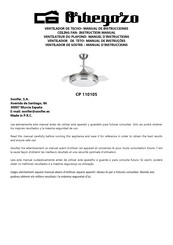 Orbegozo CP 110105 Instruction Manual