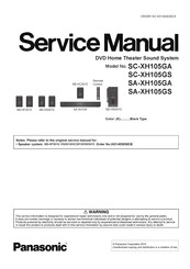 Panasonic SA-XH105GS Service Manual