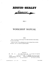 Austin-Healey SPRITE MK.I Workshop Manual