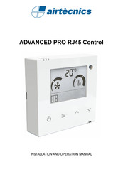 Airtecnics ADVANCED PRO RJ45 Control Installation And Operation Manual