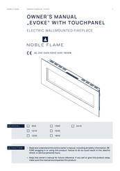 Noble Flame EVOKE Owner's Manual