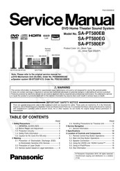 Panasonic SA-PT580EB Service Manual