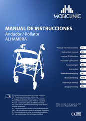 Mobiclinic Alhambra Instruction Manual