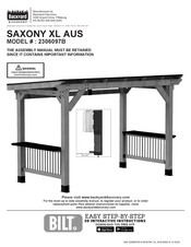Backyard Discovery SAXONY XL AUS 2306097B Assembly Manual