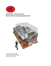 Highland Park Lapidary 10TSS Owner's Manual And Operating Instructions