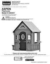Backyard Discovery ASPEN 2403031 Owner's Manual