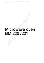 Gaggenau BM 221 Instruction Manual