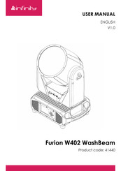 Infinity Furion W402 WashBeam User Manual