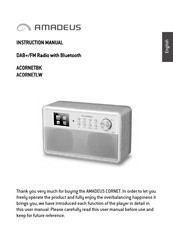 amadeus ACORNETLW Instruction Manual