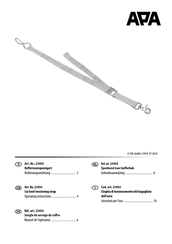 APA 23454 Operating Instructions Manual