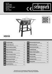 Scheppach 5901313901 Translation Of Original Instruction Manual
