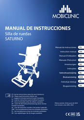 Mobiclinic SATURNO Instruction Manual