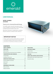 Emerald ACV200D User Manual