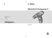 Bosch Professional GSB 10.8V-2-LI Original Instructions Manual
