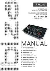 Ibiza sound DJ21USB-BT Manual