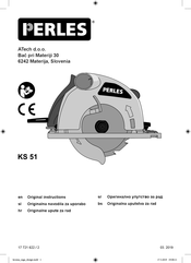 Perles KS 51 Original Instructions Manual