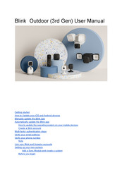 Blink Outdoor 3rd Gen User Manual