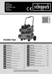 Scheppach HC20Si Twin Translation Of Original Instruction Manual