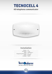 Technoalarm TECNOCELL 4 Installation Manual